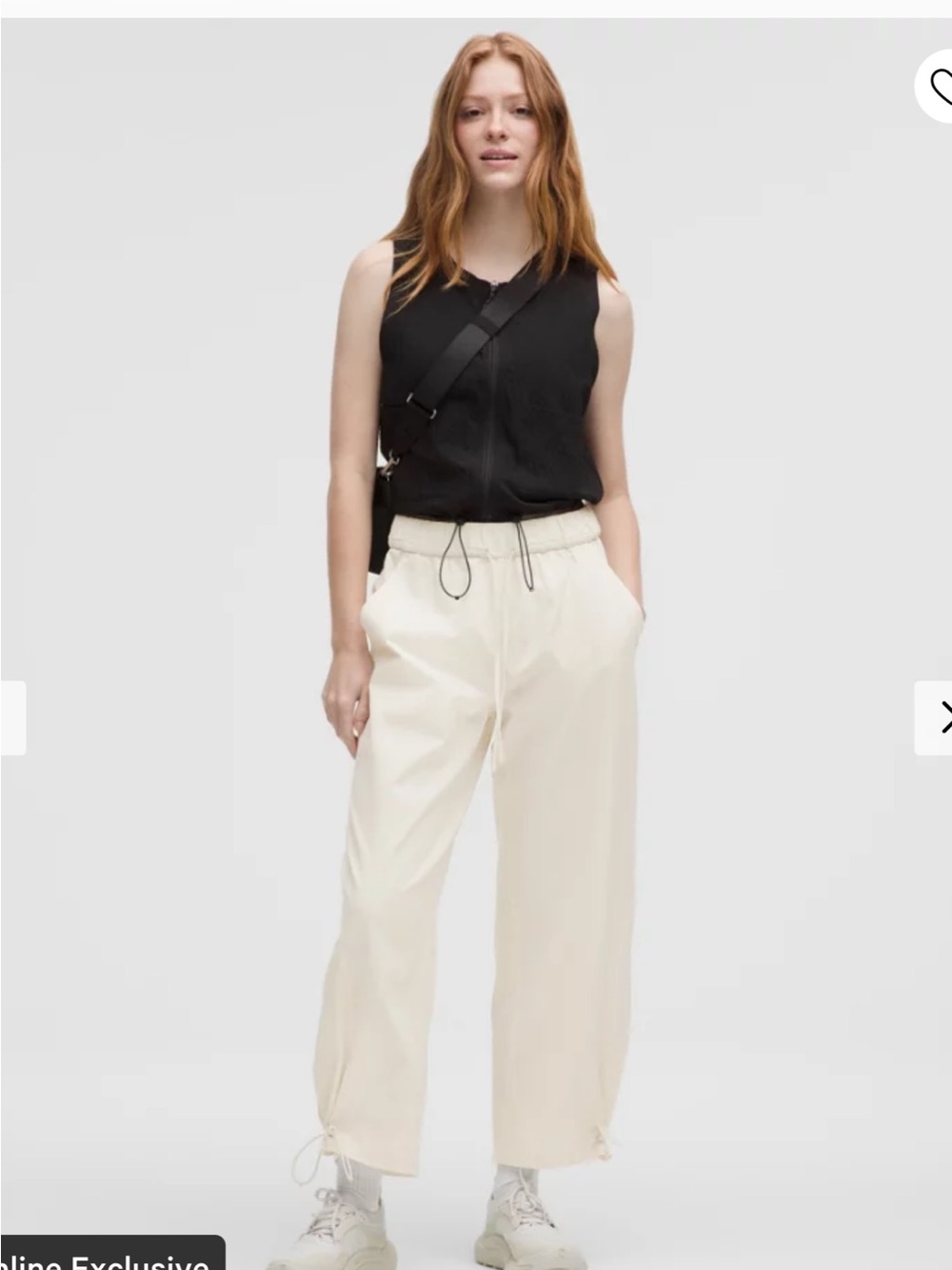 WovenAir Cinchable Cuff High-Rise Jogger
